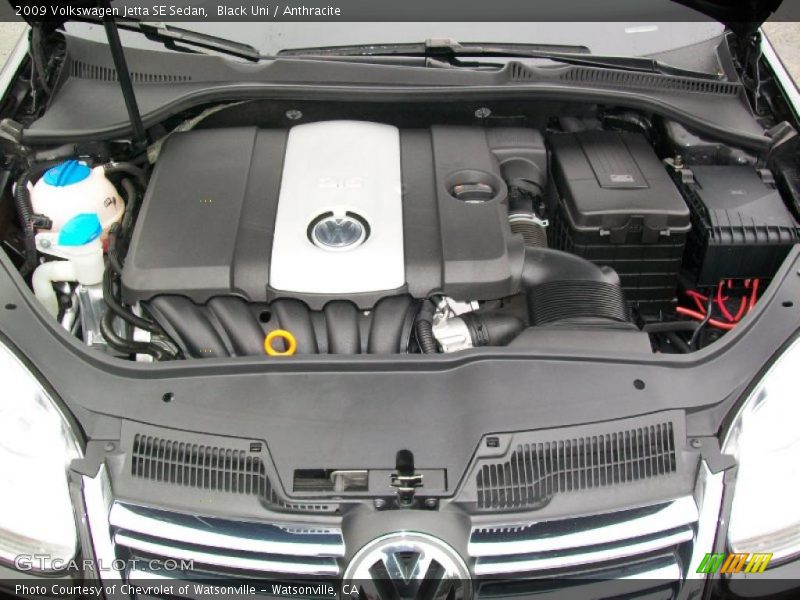 Black Uni / Anthracite 2009 Volkswagen Jetta SE Sedan