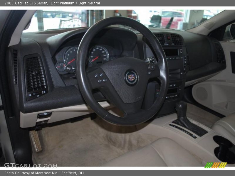 Light Platinum / Light Neutral 2005 Cadillac CTS Sedan
