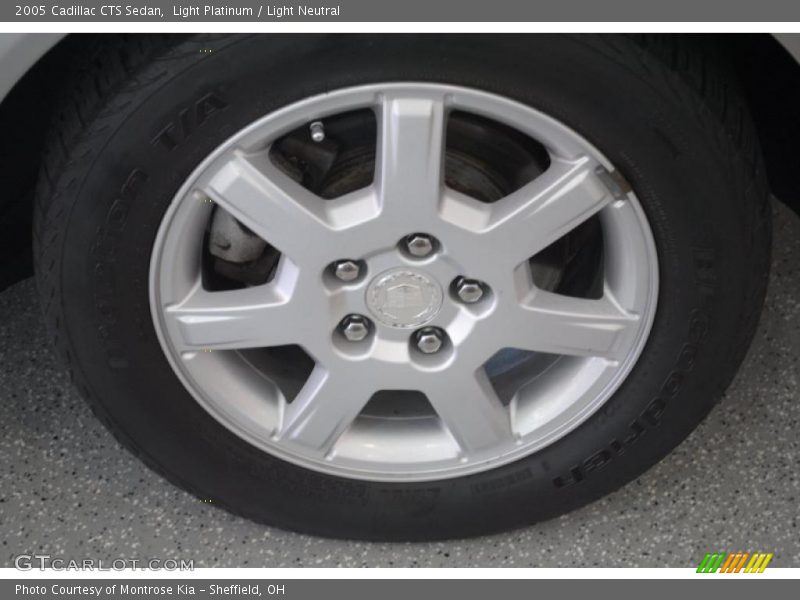 Light Platinum / Light Neutral 2005 Cadillac CTS Sedan