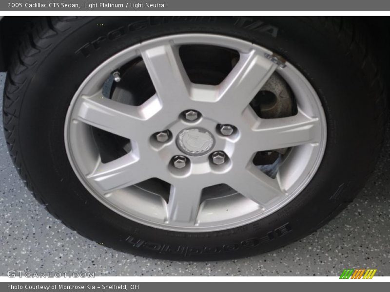 Light Platinum / Light Neutral 2005 Cadillac CTS Sedan
