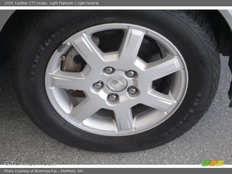 Light Platinum / Light Neutral 2005 Cadillac CTS Sedan