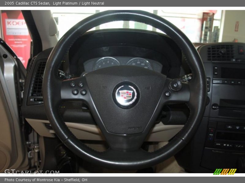 Light Platinum / Light Neutral 2005 Cadillac CTS Sedan