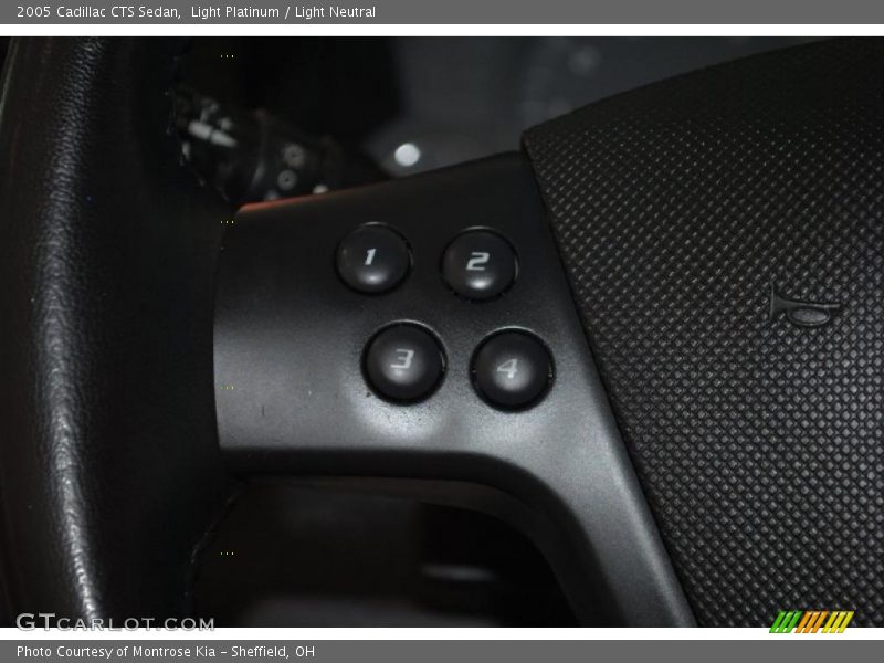 Light Platinum / Light Neutral 2005 Cadillac CTS Sedan