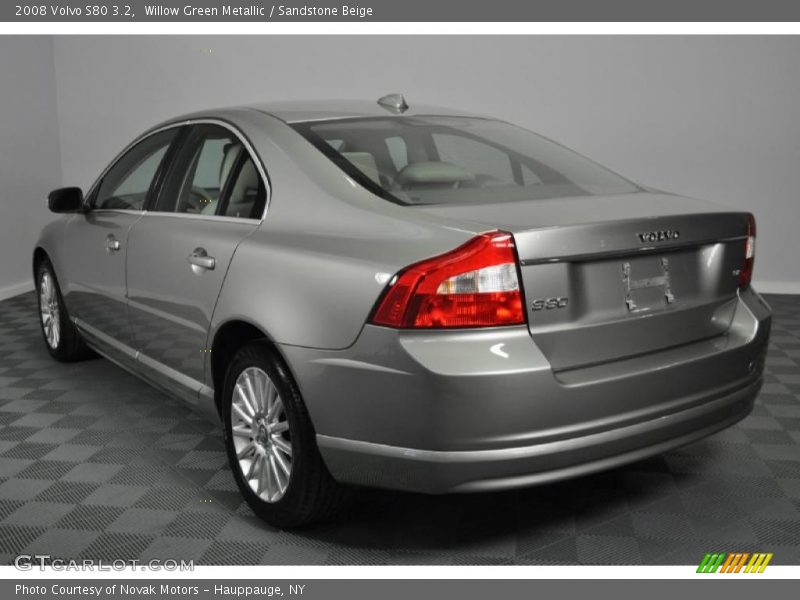 Willow Green Metallic / Sandstone Beige 2008 Volvo S80 3.2