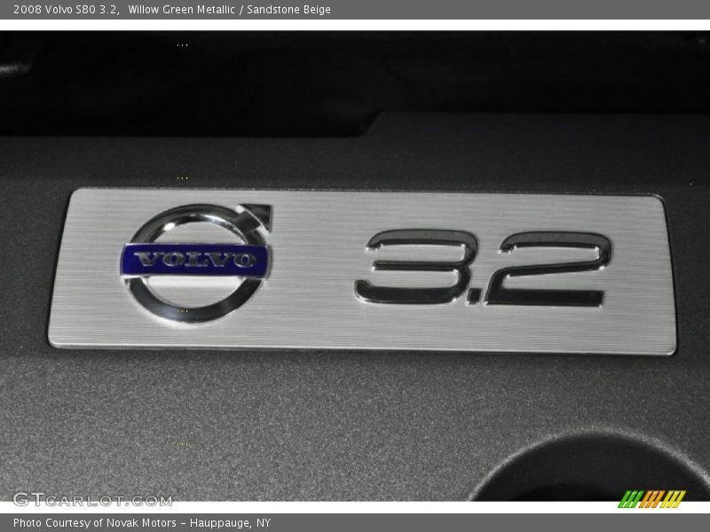 Willow Green Metallic / Sandstone Beige 2008 Volvo S80 3.2