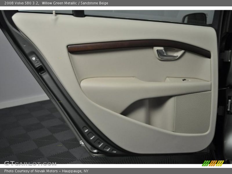 Willow Green Metallic / Sandstone Beige 2008 Volvo S80 3.2