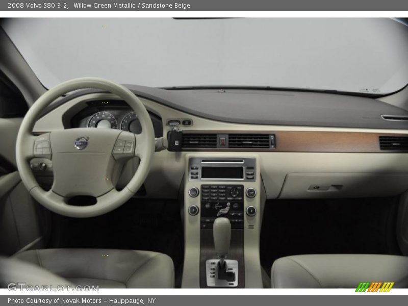 Willow Green Metallic / Sandstone Beige 2008 Volvo S80 3.2
