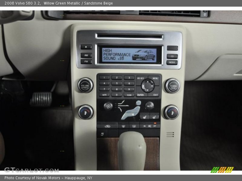 Willow Green Metallic / Sandstone Beige 2008 Volvo S80 3.2