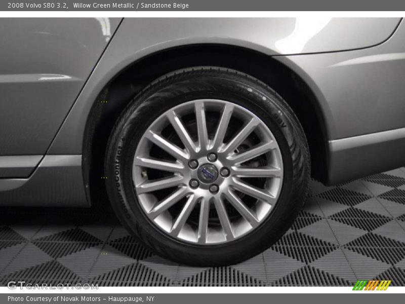 Willow Green Metallic / Sandstone Beige 2008 Volvo S80 3.2