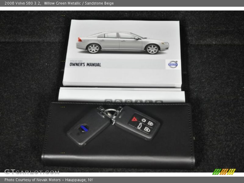 Willow Green Metallic / Sandstone Beige 2008 Volvo S80 3.2