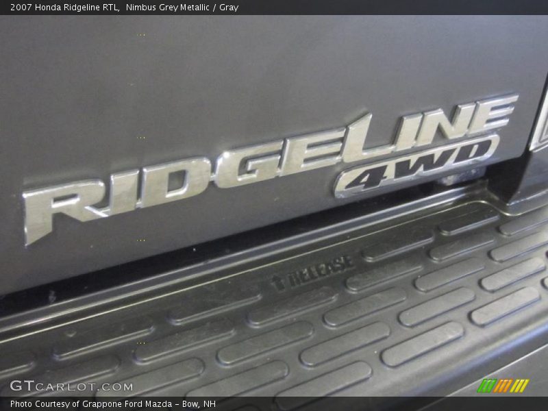 Nimbus Grey Metallic / Gray 2007 Honda Ridgeline RTL
