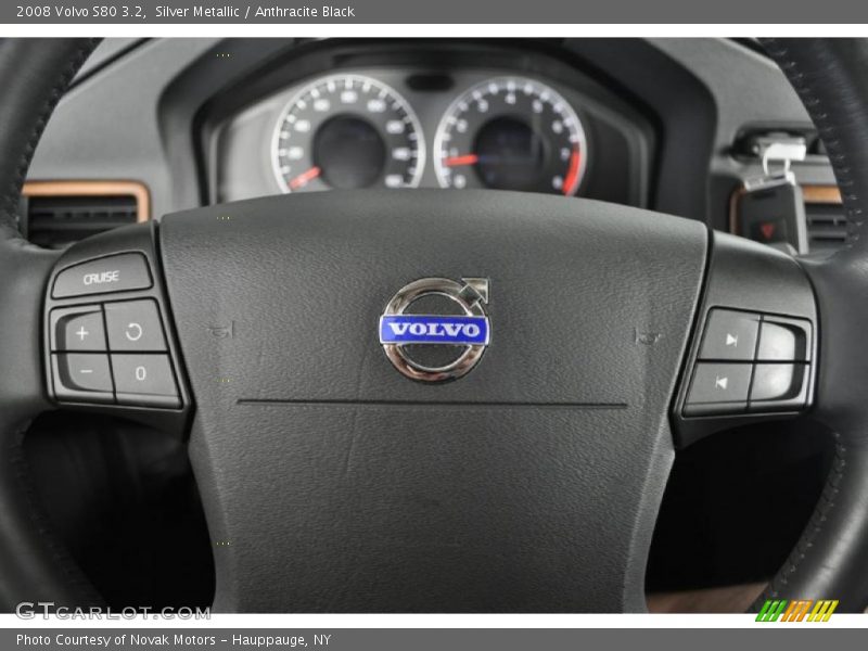 Silver Metallic / Anthracite Black 2008 Volvo S80 3.2