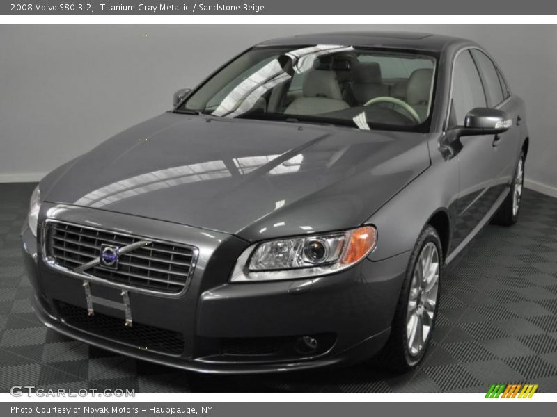 Titanium Gray Metallic / Sandstone Beige 2008 Volvo S80 3.2