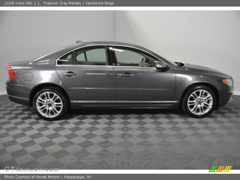 Titanium Gray Metallic / Sandstone Beige 2008 Volvo S80 3.2
