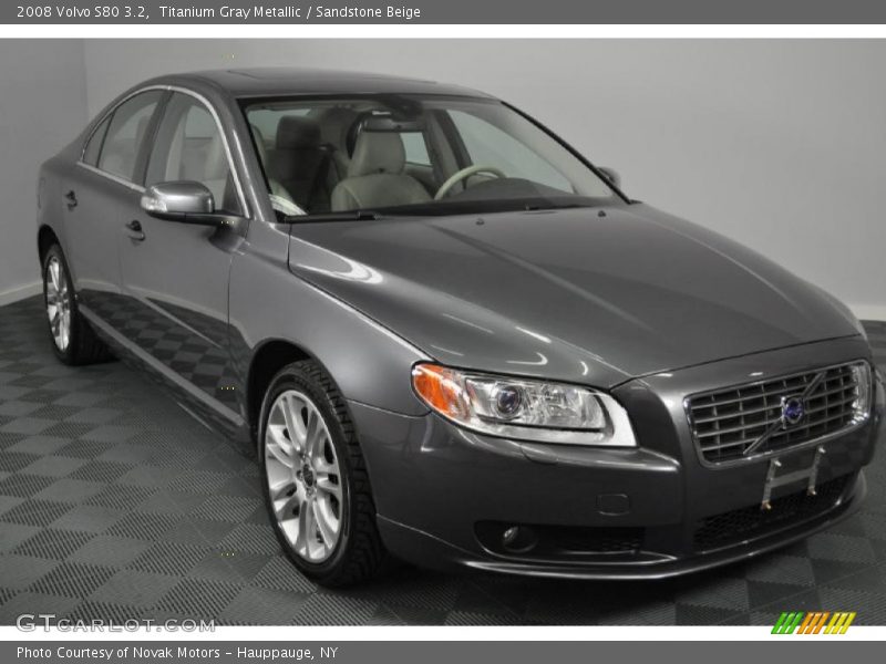 Titanium Gray Metallic / Sandstone Beige 2008 Volvo S80 3.2