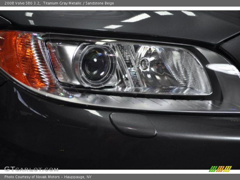 Titanium Gray Metallic / Sandstone Beige 2008 Volvo S80 3.2