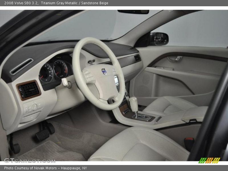 Titanium Gray Metallic / Sandstone Beige 2008 Volvo S80 3.2