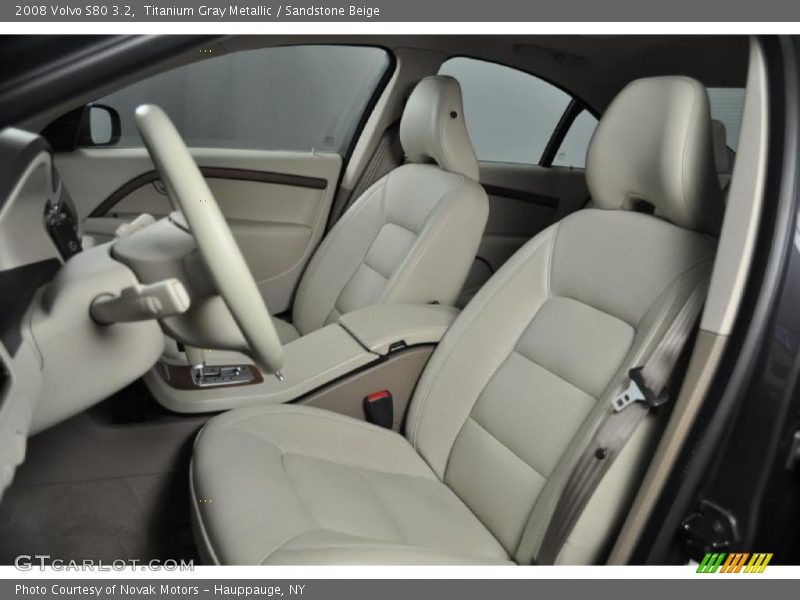 Titanium Gray Metallic / Sandstone Beige 2008 Volvo S80 3.2