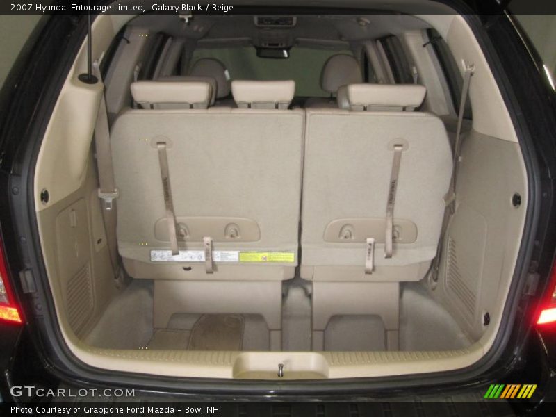 Galaxy Black / Beige 2007 Hyundai Entourage Limited