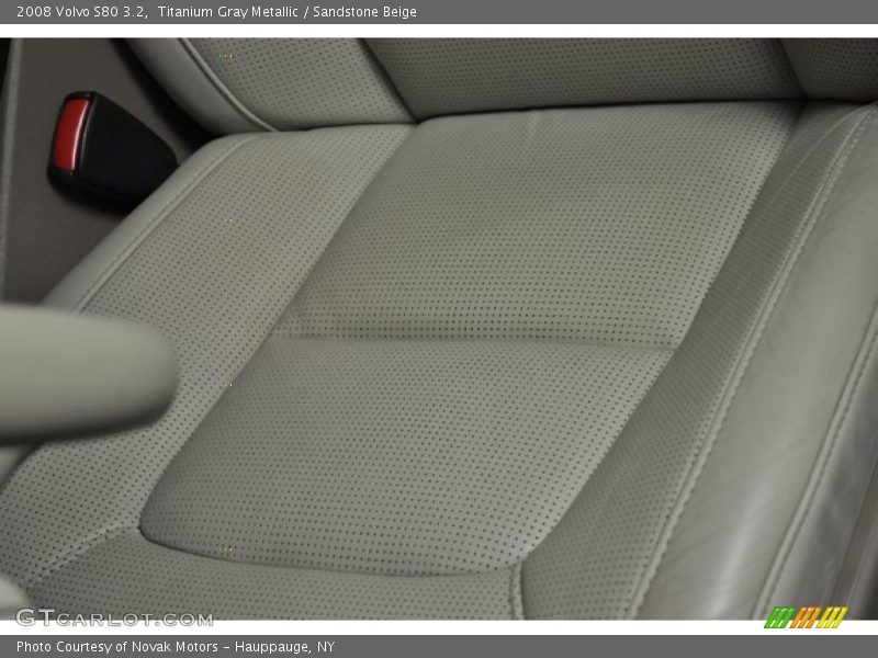 Titanium Gray Metallic / Sandstone Beige 2008 Volvo S80 3.2