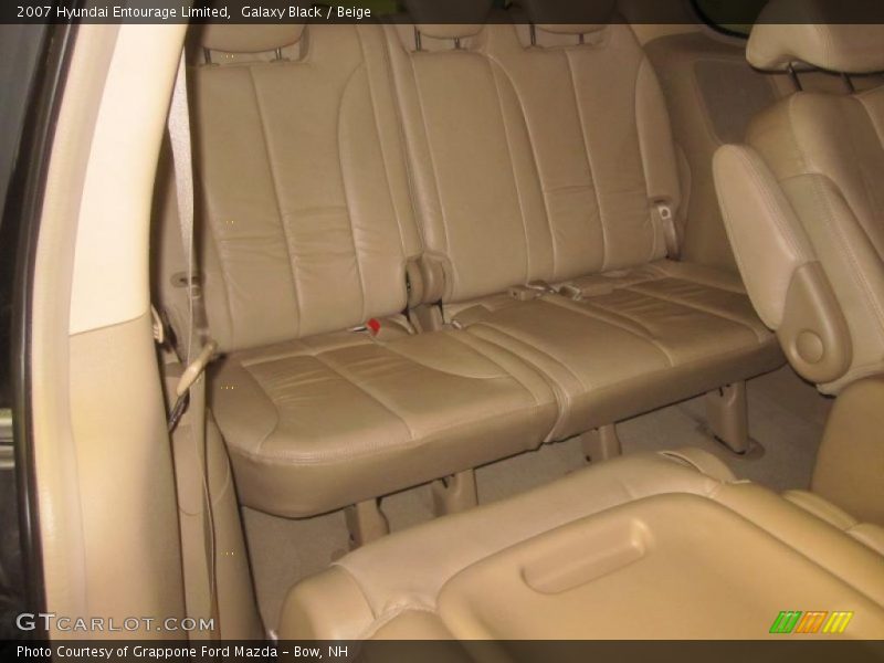 Galaxy Black / Beige 2007 Hyundai Entourage Limited