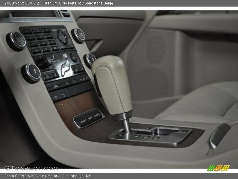Titanium Gray Metallic / Sandstone Beige 2008 Volvo S80 3.2