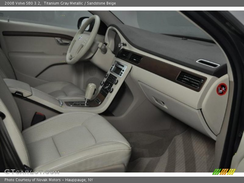 Titanium Gray Metallic / Sandstone Beige 2008 Volvo S80 3.2