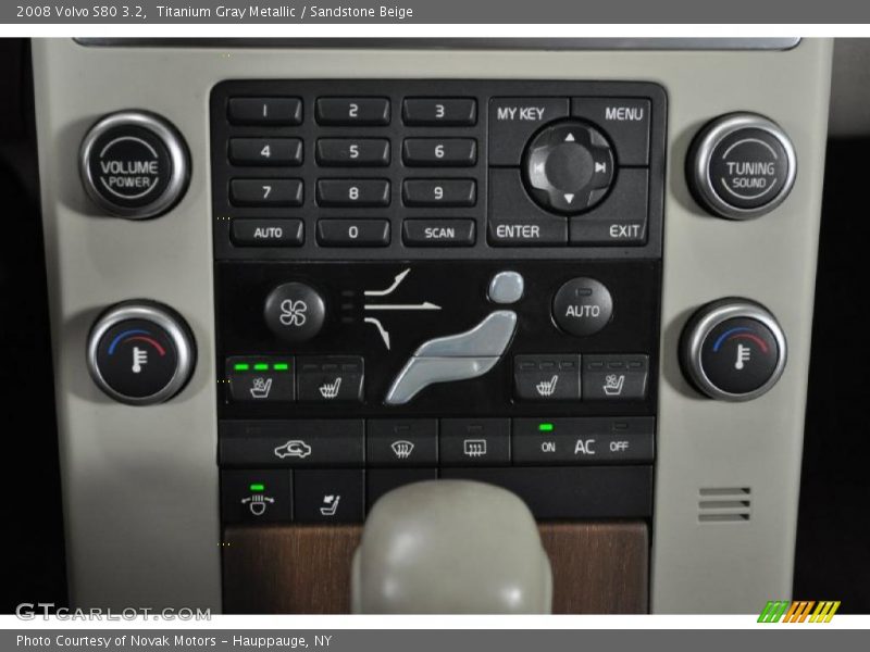 Titanium Gray Metallic / Sandstone Beige 2008 Volvo S80 3.2