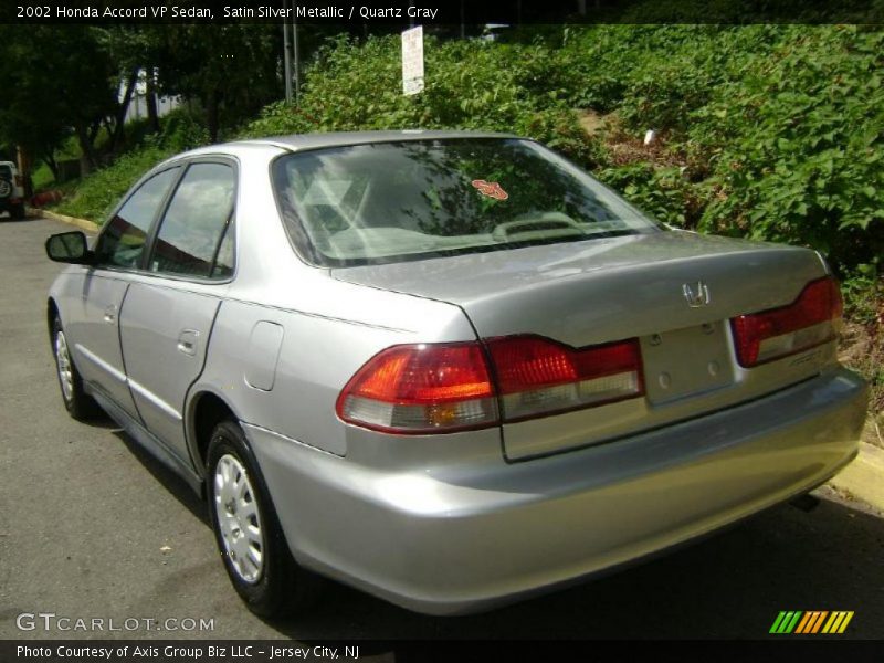Satin Silver Metallic / Quartz Gray 2002 Honda Accord VP Sedan