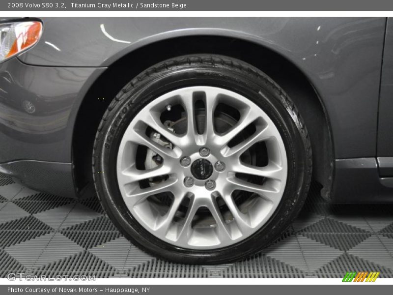 Titanium Gray Metallic / Sandstone Beige 2008 Volvo S80 3.2