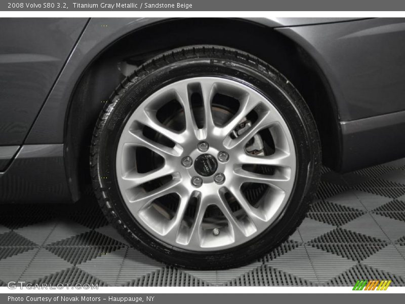 Titanium Gray Metallic / Sandstone Beige 2008 Volvo S80 3.2