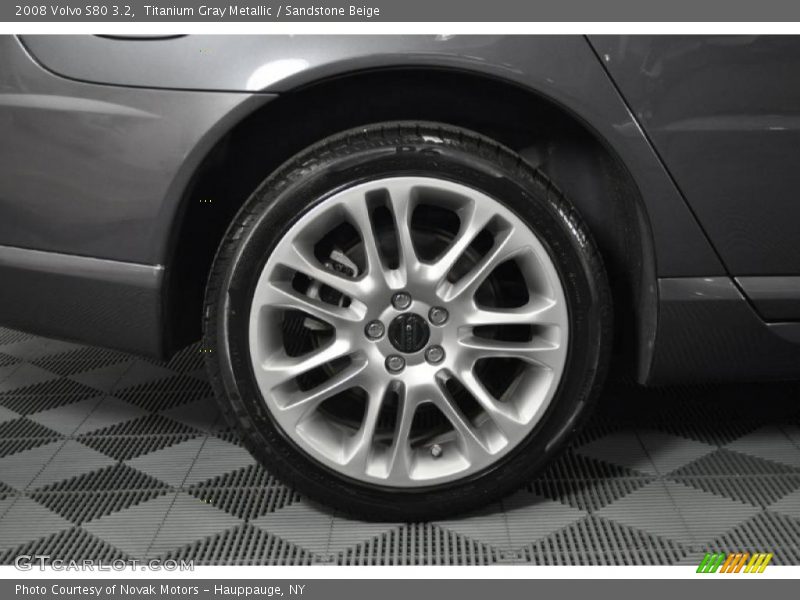 Titanium Gray Metallic / Sandstone Beige 2008 Volvo S80 3.2