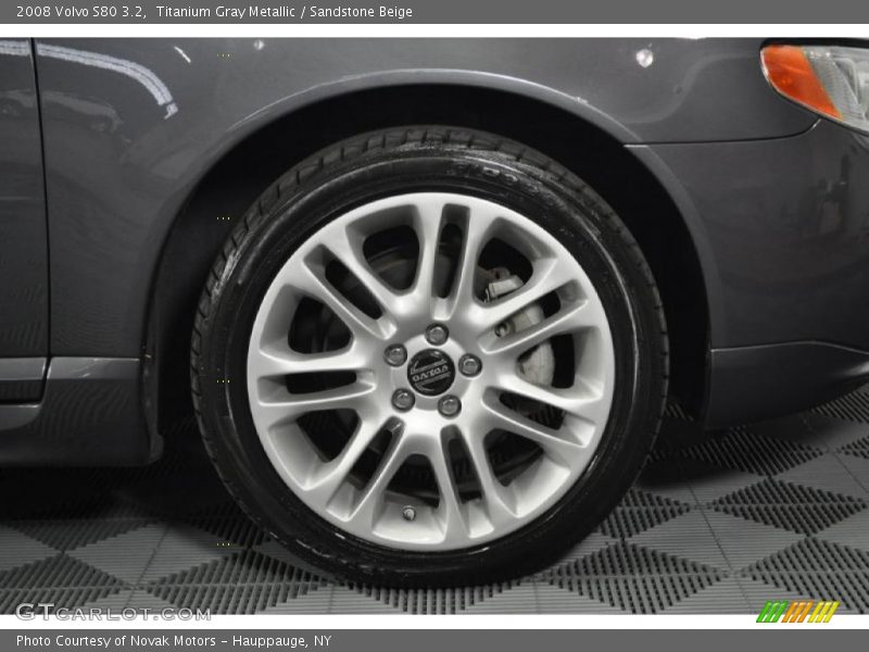 Titanium Gray Metallic / Sandstone Beige 2008 Volvo S80 3.2