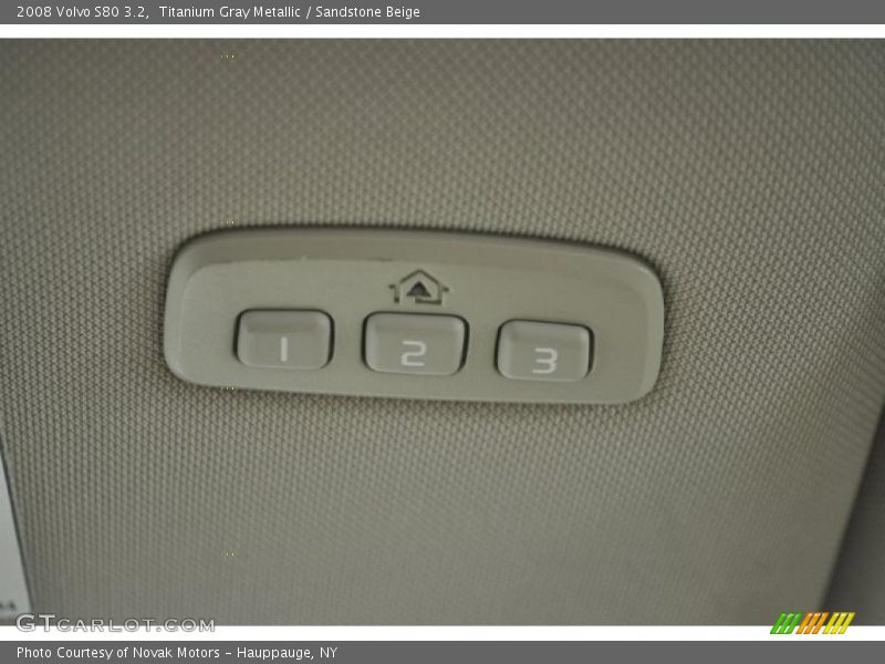 Titanium Gray Metallic / Sandstone Beige 2008 Volvo S80 3.2