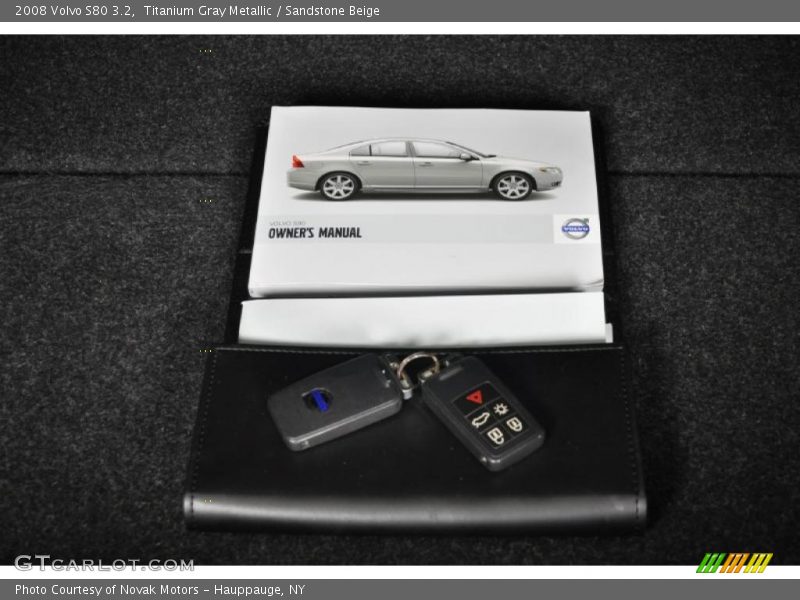Titanium Gray Metallic / Sandstone Beige 2008 Volvo S80 3.2