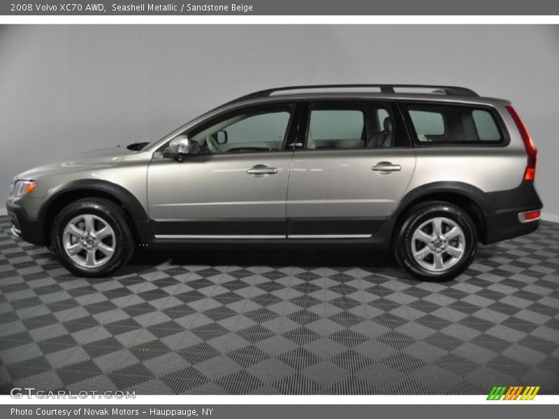 Seashell Metallic / Sandstone Beige 2008 Volvo XC70 AWD