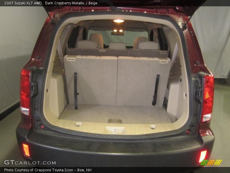 Dark Cranberry Metallic / Beige 2007 Suzuki XL7 AWD