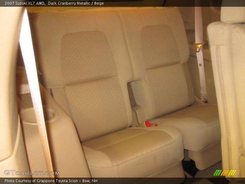 Dark Cranberry Metallic / Beige 2007 Suzuki XL7 AWD