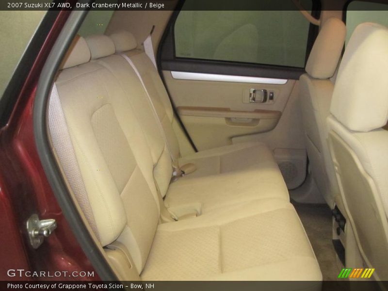 Dark Cranberry Metallic / Beige 2007 Suzuki XL7 AWD