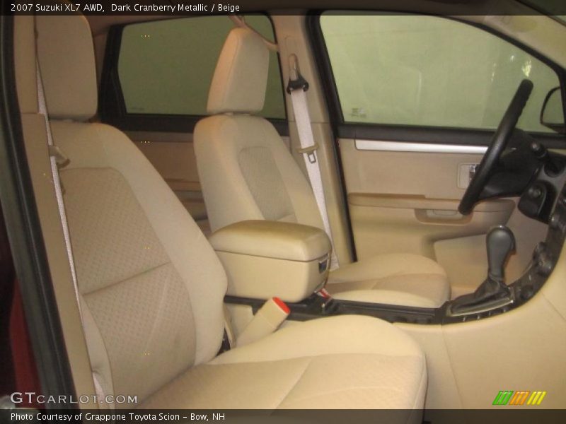 Dark Cranberry Metallic / Beige 2007 Suzuki XL7 AWD