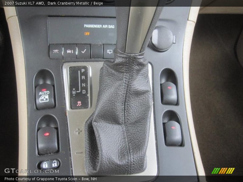 Dark Cranberry Metallic / Beige 2007 Suzuki XL7 AWD