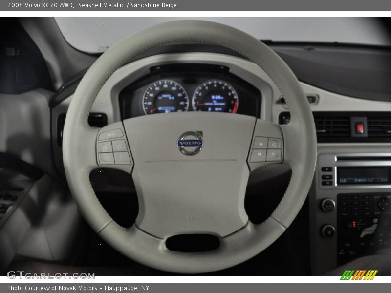 Seashell Metallic / Sandstone Beige 2008 Volvo XC70 AWD