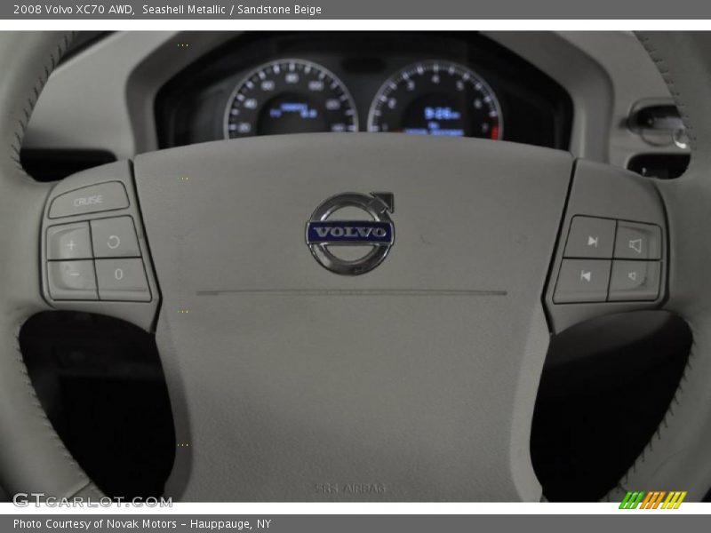 Seashell Metallic / Sandstone Beige 2008 Volvo XC70 AWD