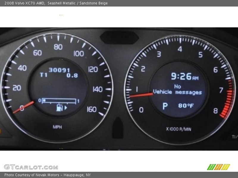 Seashell Metallic / Sandstone Beige 2008 Volvo XC70 AWD