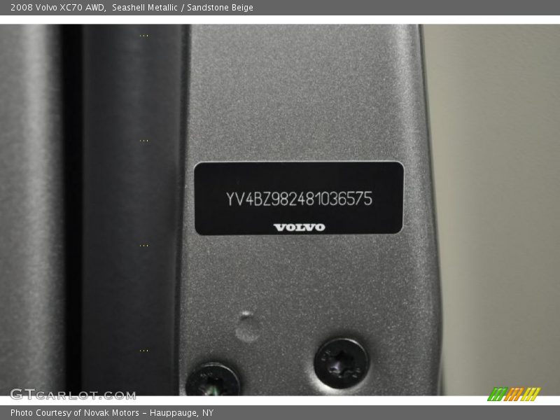 Seashell Metallic / Sandstone Beige 2008 Volvo XC70 AWD