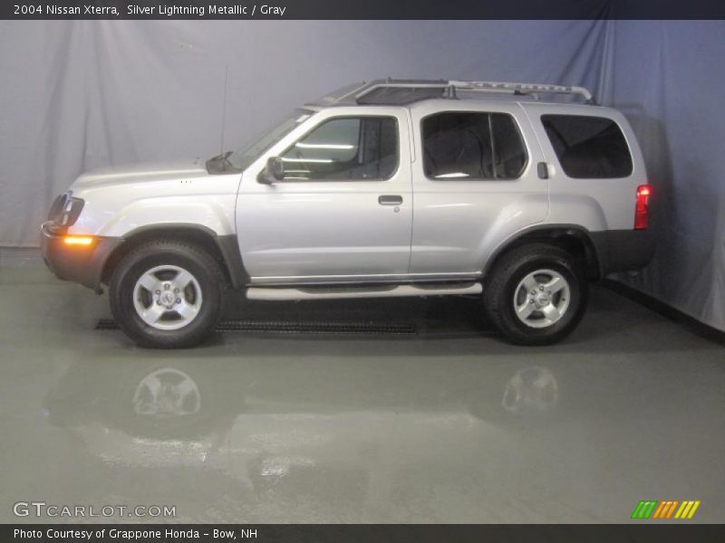 Silver Lightning Metallic / Gray 2004 Nissan Xterra