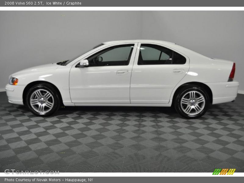 Ice White / Graphite 2008 Volvo S60 2.5T