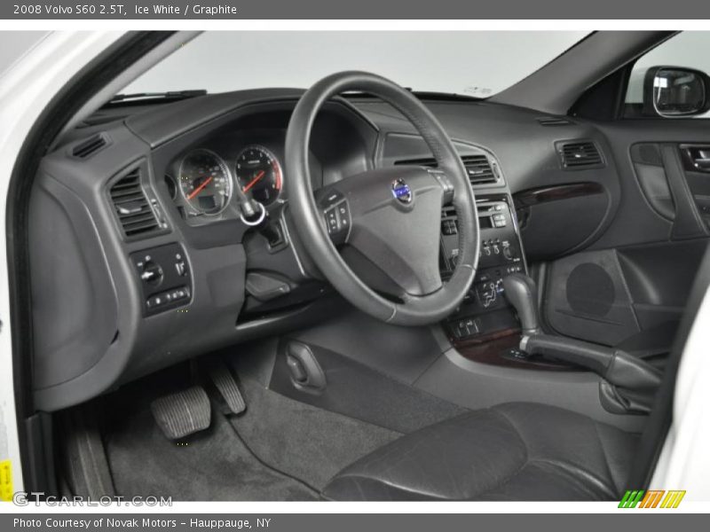 Ice White / Graphite 2008 Volvo S60 2.5T