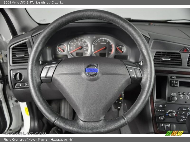 Ice White / Graphite 2008 Volvo S60 2.5T
