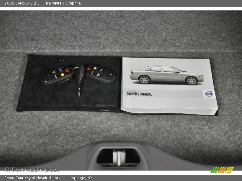 Ice White / Graphite 2008 Volvo S60 2.5T